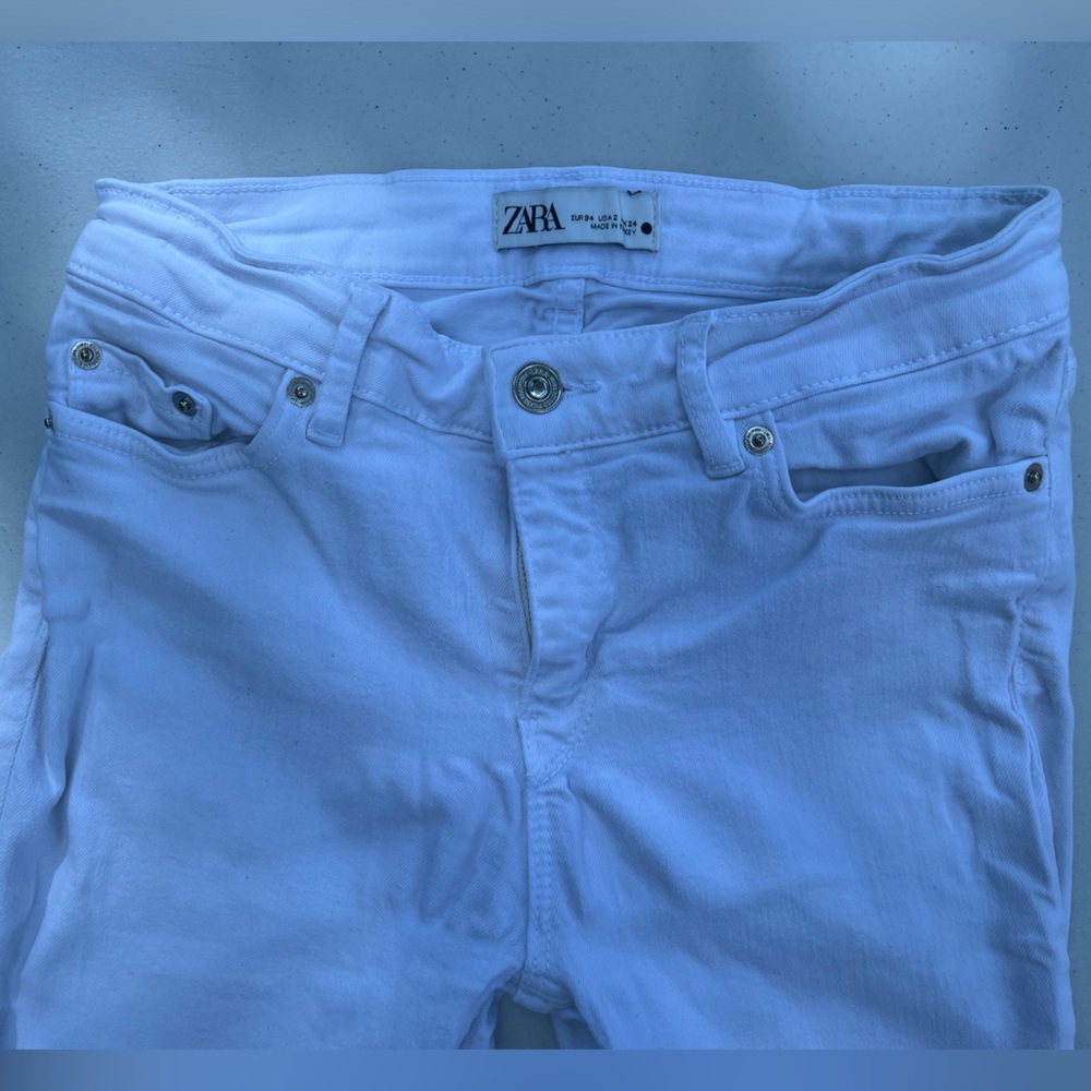 Zara Bright White Jeans